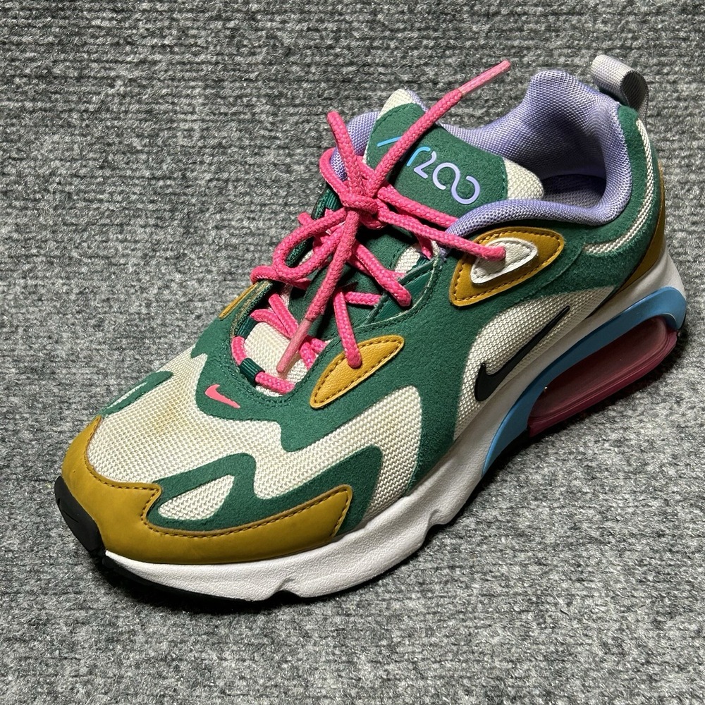 Nike Air Max 200 Shoes Women 6.5 Mystic Green 2019 AT6175-300 Sneaker Eur 37.5